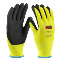 Dětské rukavice, univerzální, žluté, vel. 5