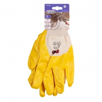 Pracovní rukavice nitrilové žluté vel. 11 EN 388