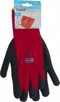 Zimní pracovní rukavice červené, vel. 10