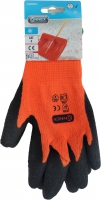 Zimní pracovní rukavice oranžové, vel. 8