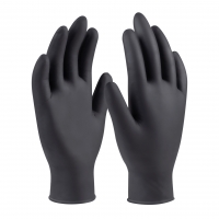 Jednorázové rukavice nitrilové černé, vel. L, 100 ks