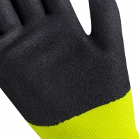 Zimní pracovní rukavice extrem, PES+akryl, voděodolné, dvojitá vložka, vel. 10