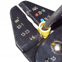 Kleště konektorové a odizolovací 210mm, EN 60352-2