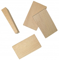 Montážní klínky dřevo  50 ks