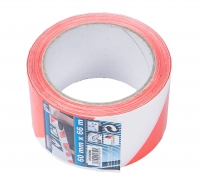 PP bezpečnostní lepící páska 50mmx66m, červená/bílá