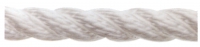 PP stáčené lano 3pramenné, 12mm, bílé
