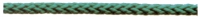 PP pletená šňůra 8pramenná, 4mm, zelená