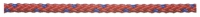 PP pletené lano 8pramenné, 6mm, červená/modrá