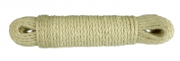 Sisalové stáčené lano, 5mmx20m, přírodní barva