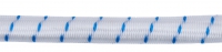 PP gumové lano, 8mm, bílá/modrá