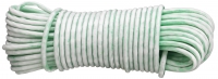 PP stáčené lano 3pramenné, plast. povrch, 5mmx10m, zelená