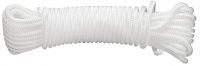 PP pletené lano 8pramenné, 4mmx20m, bílá