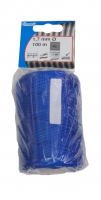 PP pletená šňůra 8pramenná, 1,7mmx100m, modrá