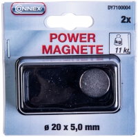 Magnet Neodym kulatý 20x5mm max.nosnost 11kg