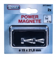Powermagnet neodym kónický, 15 mm, max.nosnost 4 kg
