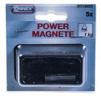 Powermagnet neodym kvádr, 30x10x1mm, max.nosnost 1 kg