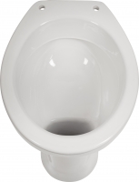 CORNAT Clean stojící WC, s plochou, spodní odpad, 500mm, bílé