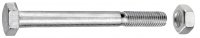 Šestihranný šroub pozinkovaný M8x180 mm, šestihranná matka,  DIN 931