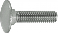Vratový šroub nerezový A2 M6x25 mm, DIN 603