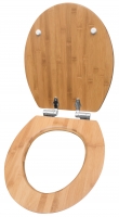 WC sedátko Ligna, dřevo bambus, pozvolné zavírání