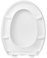 WC sedátko NEDA, bílé, termoplast, pozvolné zavírání