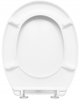 WC sedátko SIROS, bílé, duroplast