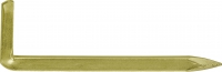 Ocelová skoba žlutý pozink 2x30 mm