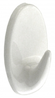 Lepicí háček bílý 42x26 mm