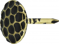 Ozdobný hřebík kovaný černý 10x12,5 mm