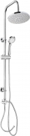 CARBALLO sprch. systém kulatý, 1 a 5 trysek, hadice 1,5 a 0,5m, 97cm, chrom