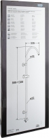 ROUND VARIO sprchový set k baterii, vývod pro hlavovou sprchu, bez př., nastavitelná výška 80-130cm, chrom 