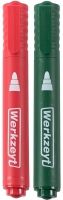 Permanentní popisovač, červený, zelený, 1,3mm až 3,3mm