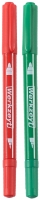 Permanentní popisovač, červený, zelený, 0,4mm až 2,2mm