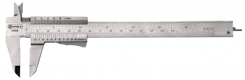 Šuplera, měřítko posuvné 140 mm, NEREZ