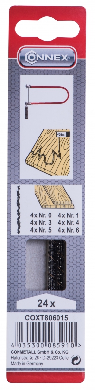 List pilový na dřevo ZARSA, 24 ks, 130 mm,mix